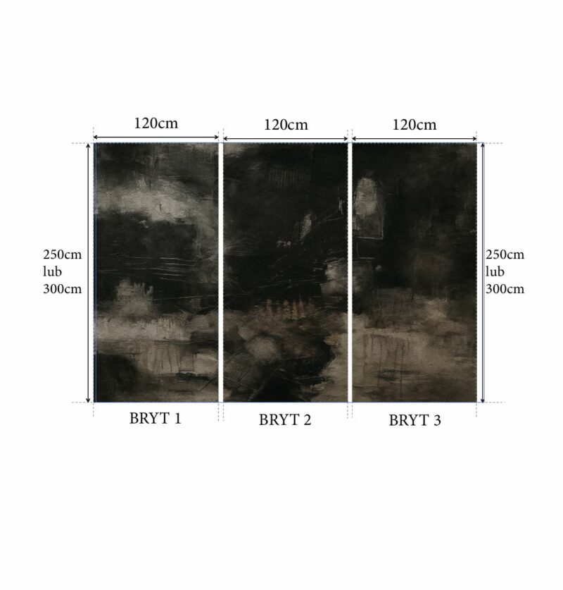 Tapeta Echo z kolekcji tapet ciemnych w brytach 120x300 cm