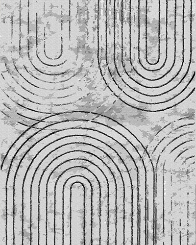 Tapeta szara w łuki, geometryczny wzór