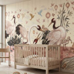 Podaruj swojemu dziecku przestrzeń pełną spokoju, uroku i inspiracji. Tapeta Premium "Blush Origami" to coś więcej niż tylko dekoracja ścienna; to ilustrowana opowieść, która ożywa na ścianach pokoju.