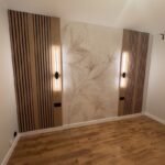 Tapeta beżowa w Lilie "Sand Lily" Japandi photo review