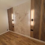 Tapeta beżowa w Lilie "Sand Lily" Japandi photo review